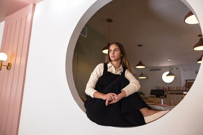 French Terry Jumper Dress