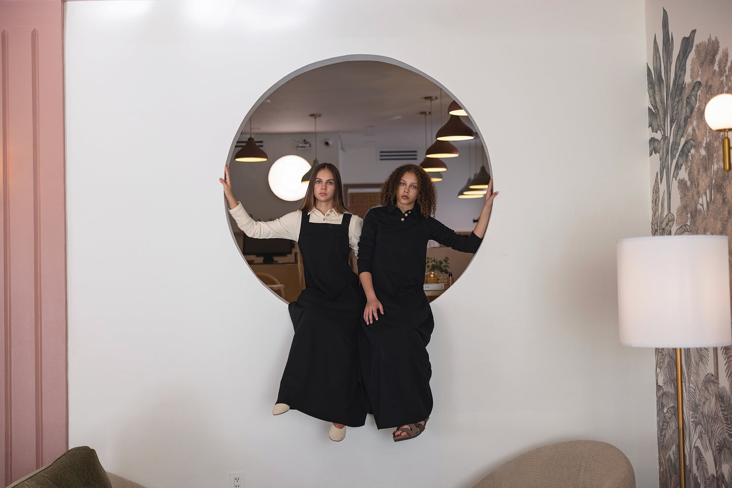 French Terry Jumper Dress