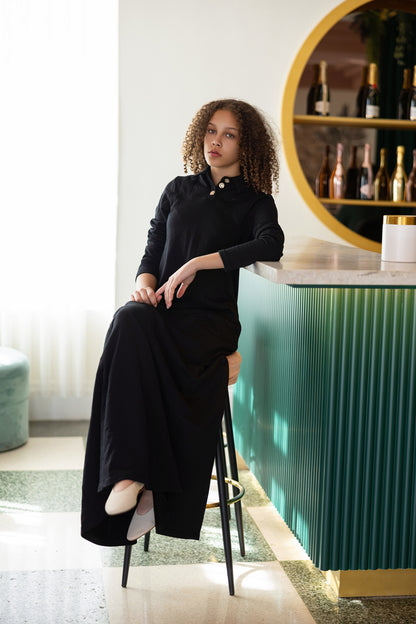 French Terry Jumper Dress