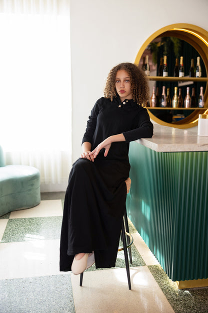 French Terry Jumper Dress