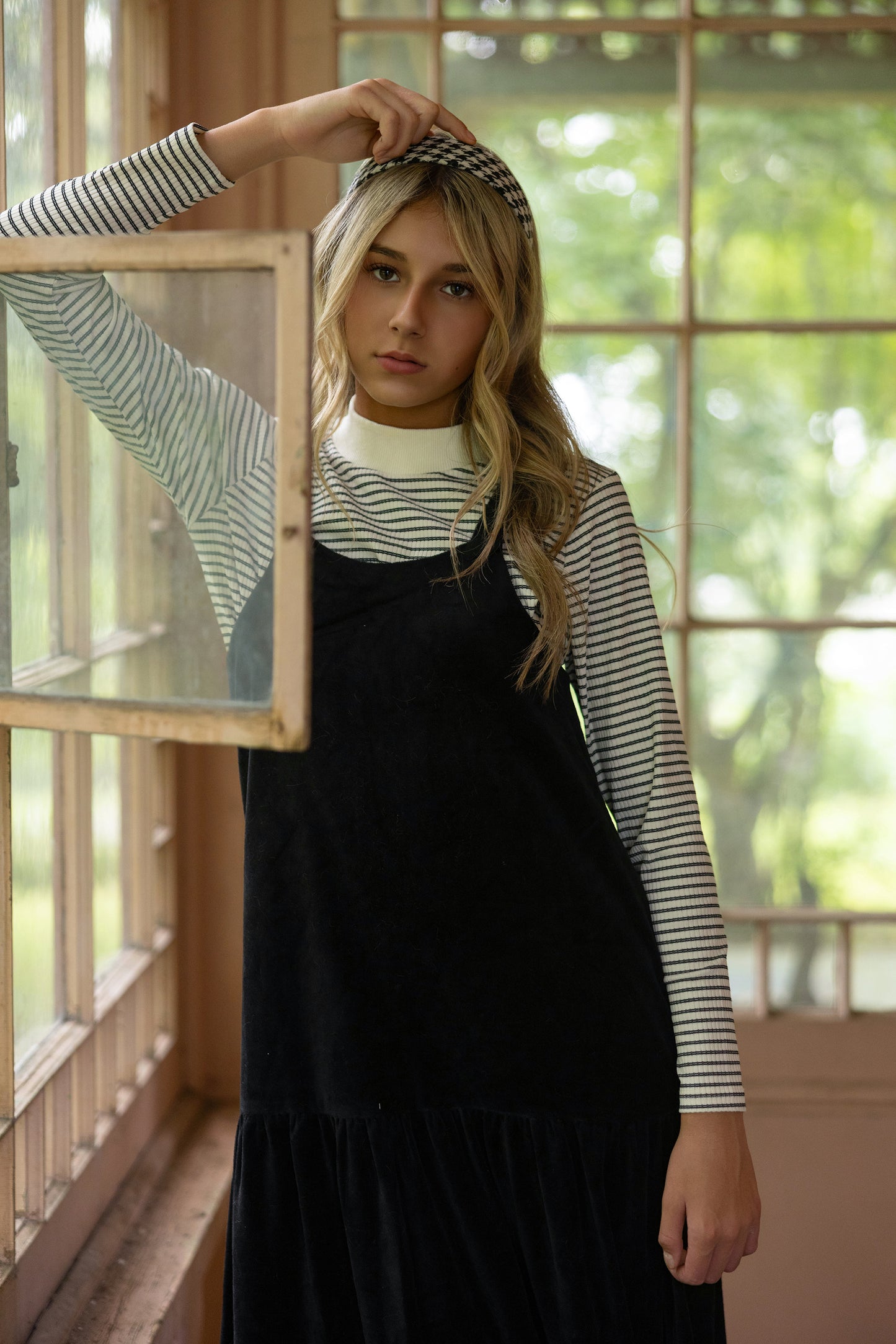 Velour Turtleneck & Maxi