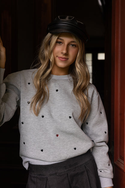 Jeweled Heart Sweatshirt