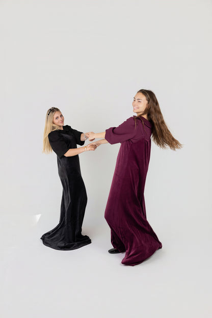 Velour Maxi Jumper + Model Shirt