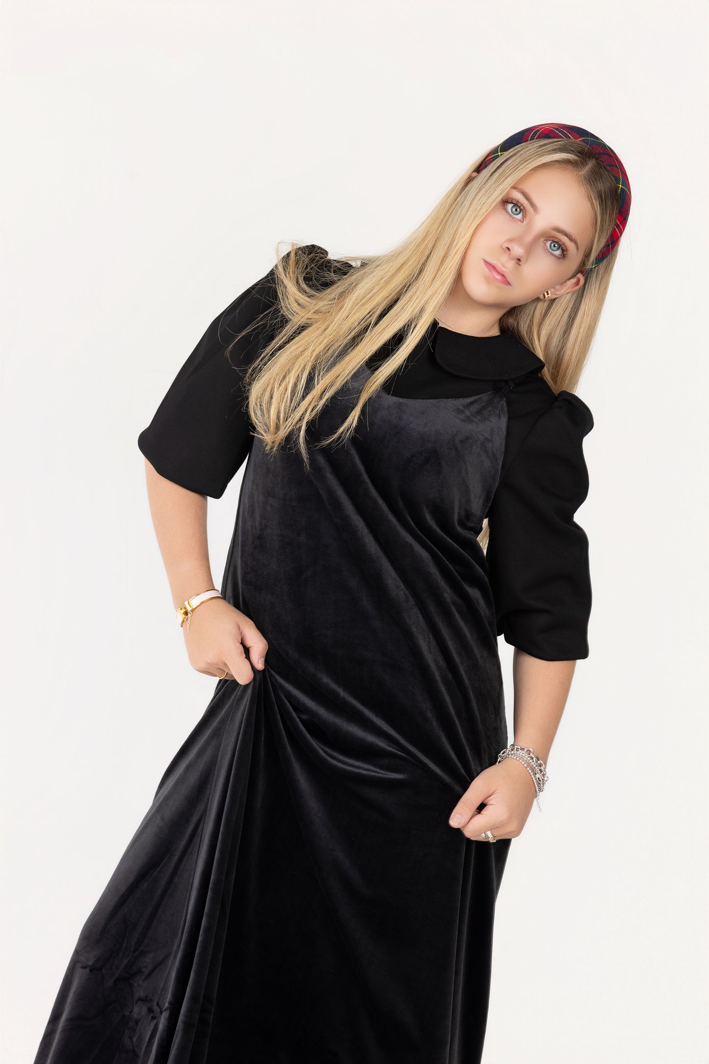 Velour Maxi Jumper + Model Shirt