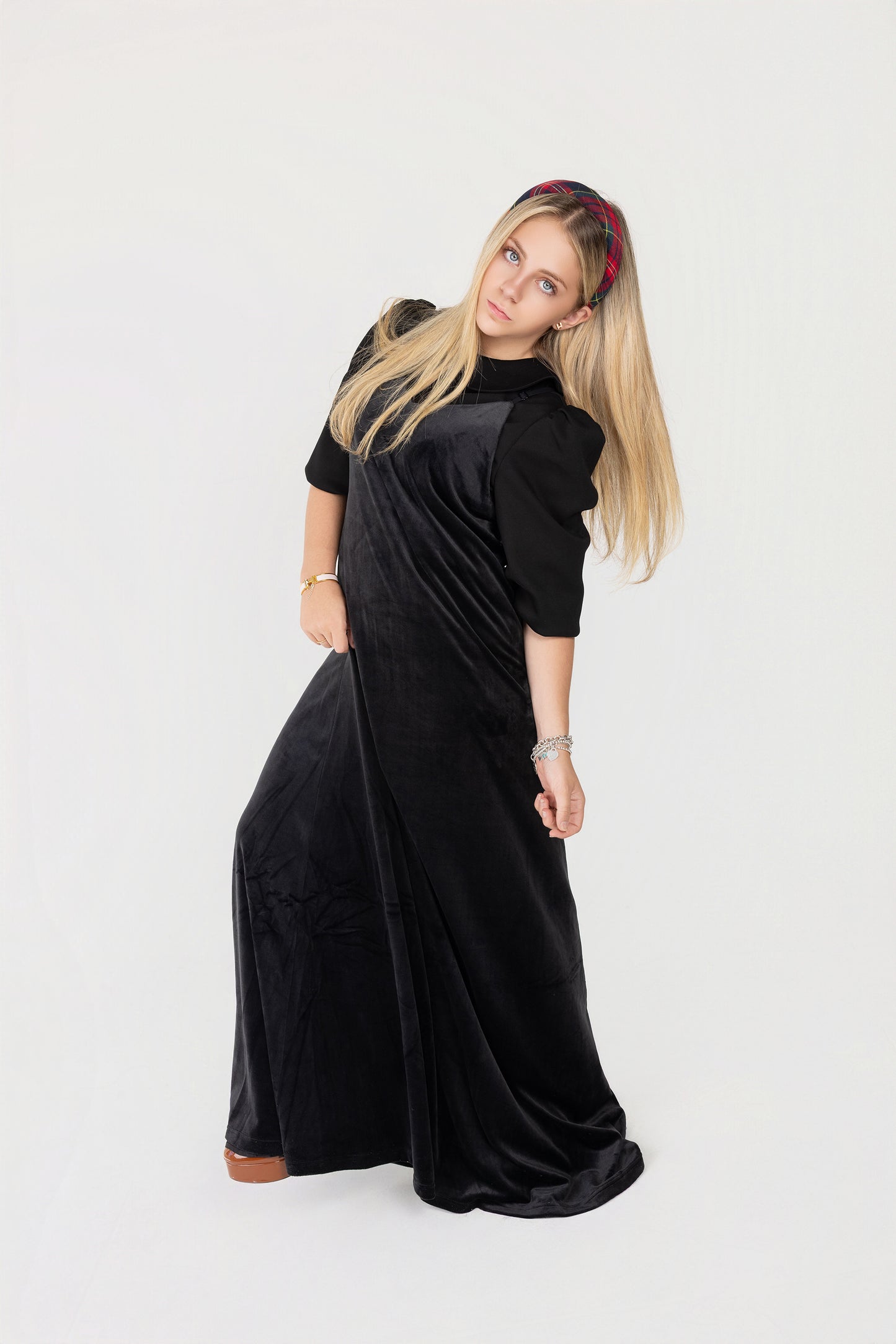 Velour Maxi Jumper + Model Shirt