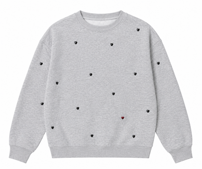 Jeweled Heart Sweatshirt