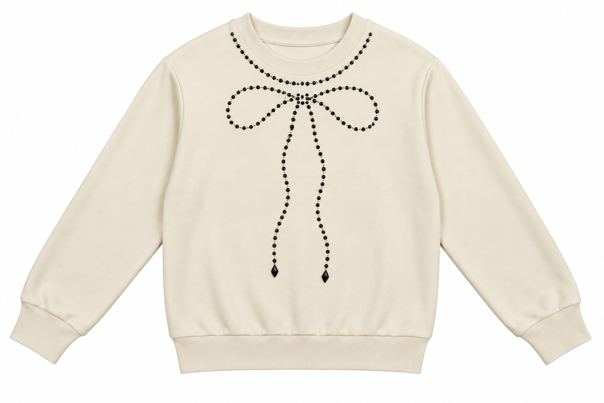 Jewel Bow Sweatshirt
