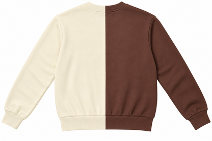 Split panel sweat