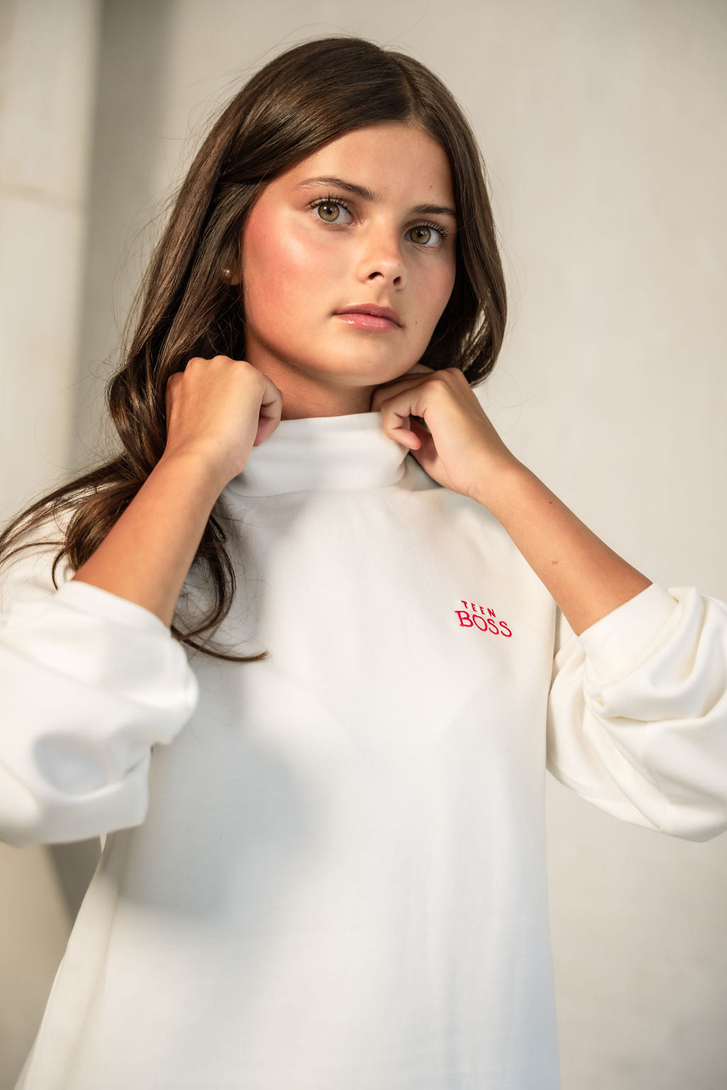 Teen Boss Scuba Asymmetrical Sweatshirt