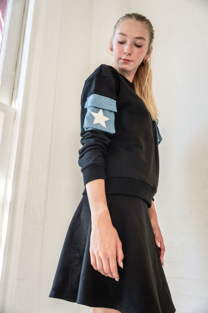 Denim Star Sweatshirt