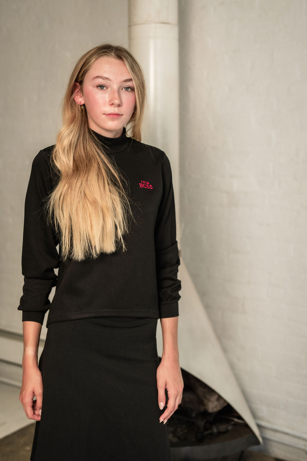 Teen Boss Scuba Asymmetrical Sweatshirt