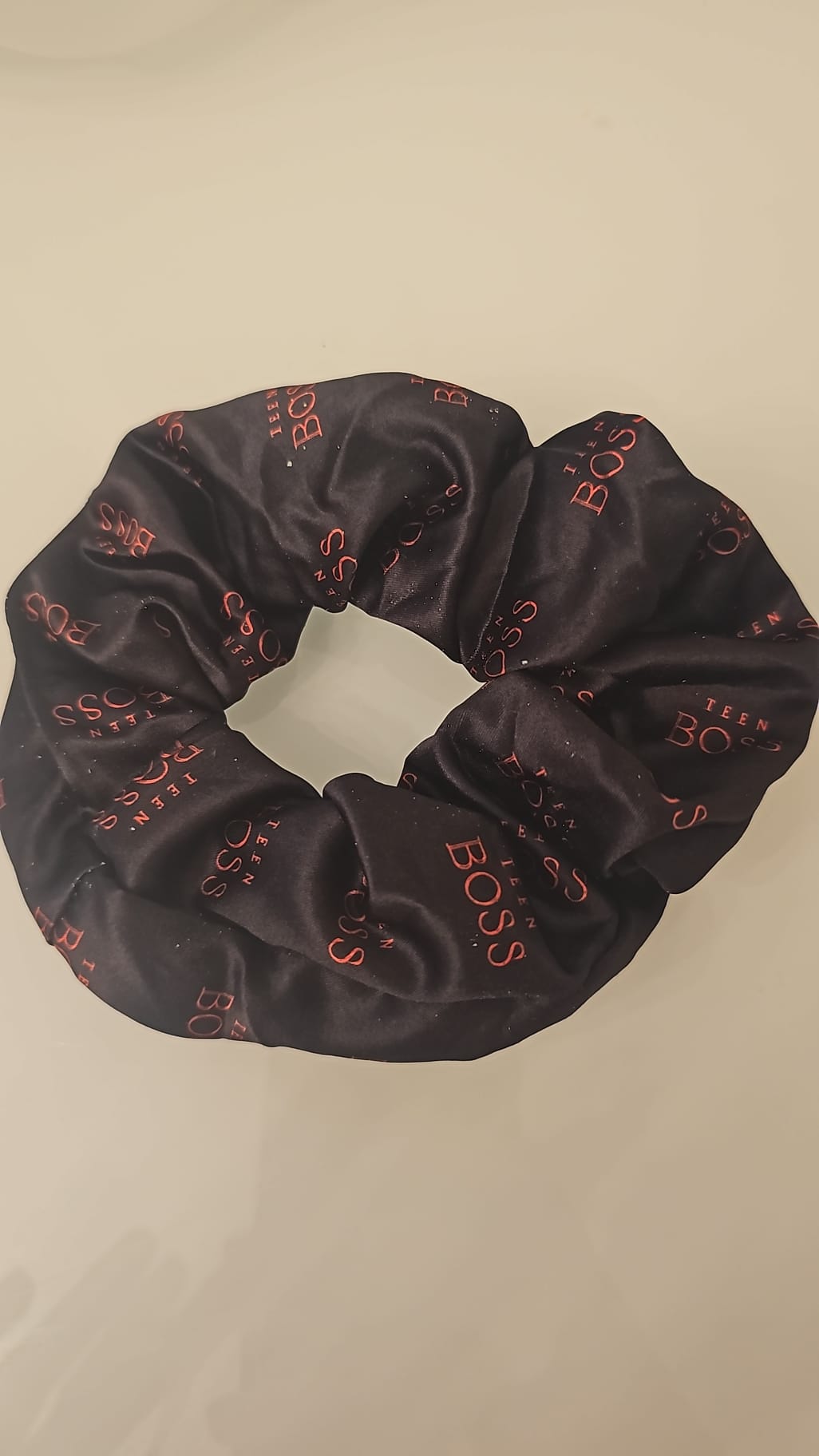 Branded scrunchie